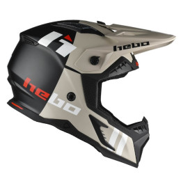 Capacete Hebo Heritage Cross preto bege mate