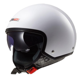 Capacete LS2 Wave Jet - branco