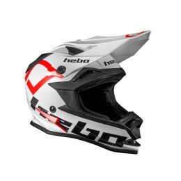 Capacete de cross country para criança Hebo MX Stage - branco