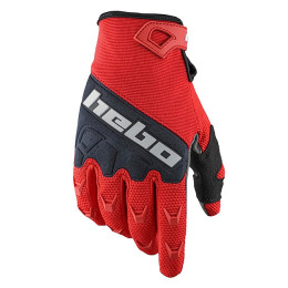 Luvas de enduro Hebo Scratch II vermelho-preto