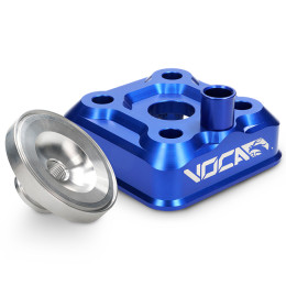Culata modular VOCA Race Head 54mm, Yamaha DT LC/D - azul