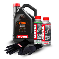 Pacote de manutenção Motul Premium para motociclos