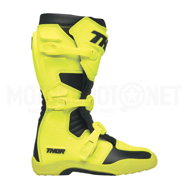 Botas Off-Road Thor Blitz XR MX negro/amarillo fluor