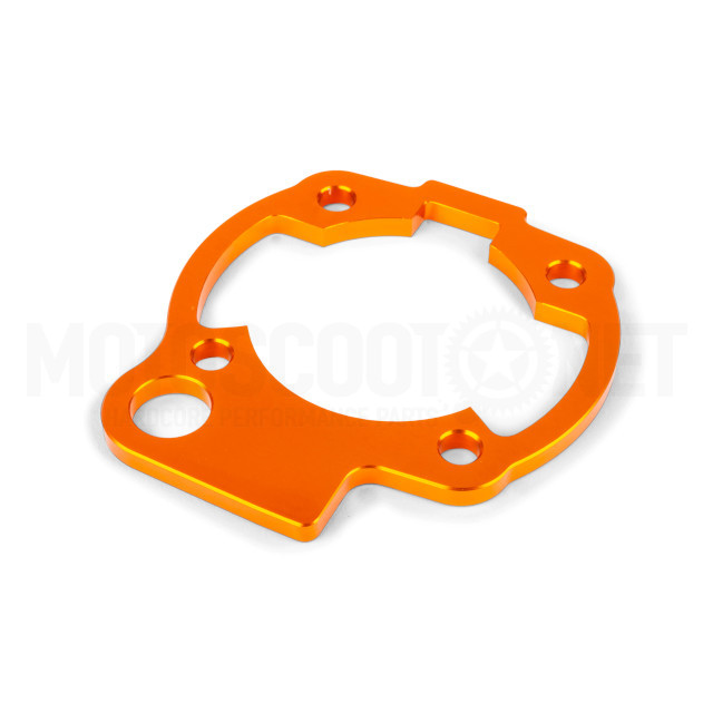 S6-80188ET01 Junta alza cilindro 5mm Minarelli AM6 Stage6 CNC - Naranja