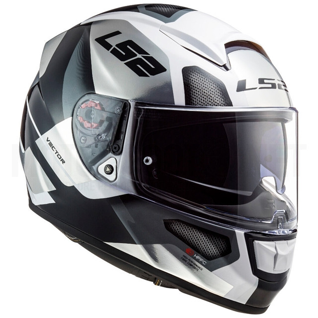 Casco integral LS2 FF397 Vector FT2 Automat Blanco / Titanio ref: A-103973808