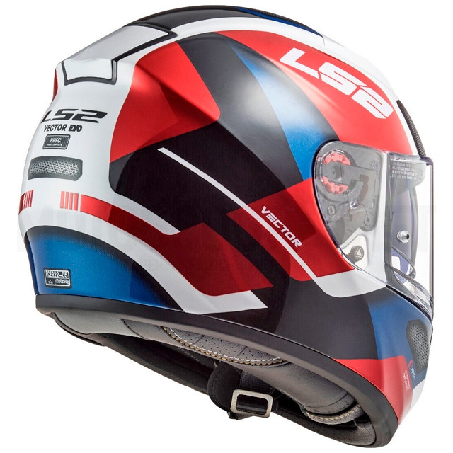 Casco integral LS2 FF397 Vector FT2 Automat Blanco / Rojo ref: A-103973832