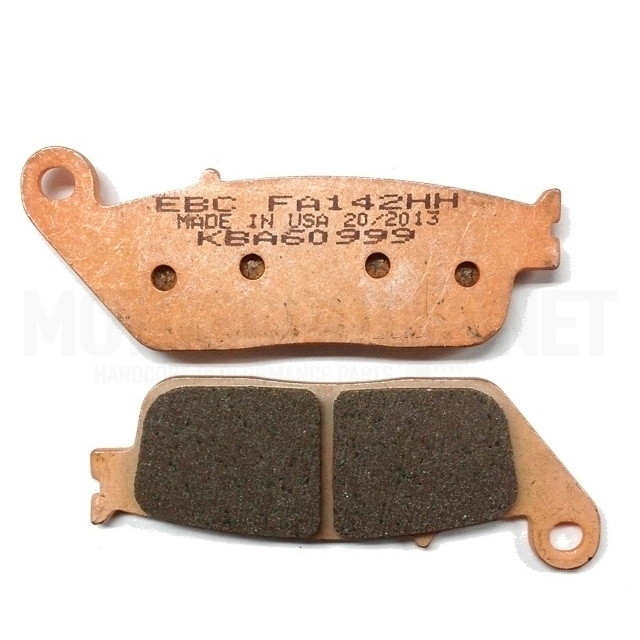 Front Brake Pads Yamaha X-Max 125/250 EBC HH - sintered Sku:FA142HH /f/a/fa142hh.jpg