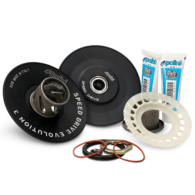 Clutch pulleys Minarelli horizontal clutch pulleys long crankcase Speed Drive Evo 3 Polini