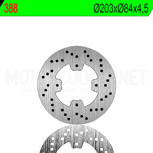 388 Disco freno trasero Yamaha TZR 50 96-12 NG Brake Disc