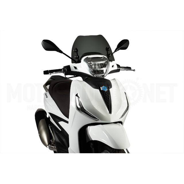 Cúpula Piaggio Beverly HPE 300/400 ie 4T E5 21> Malossi Sport ahumado oscuro ref: 4519027