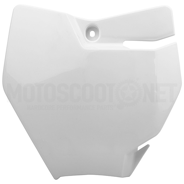 8665700001 - Careta Portanumeros KTM 65 SX 16-22 Blanco Polisport