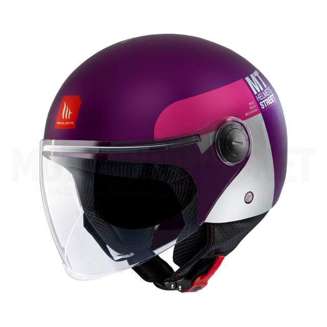 Jet Helmet MT Helmets Street S INBOARD C8 Matt