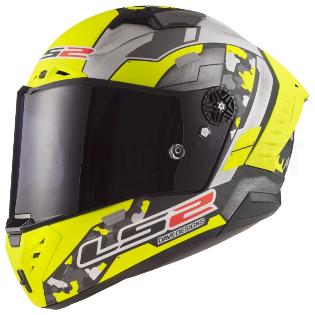 A-168059954 Casco integral LS2 FF805 Thunder Space C Amarillo / Gris 