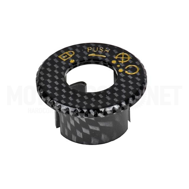 MBK Booster / Yamaha BW'S TNT - carbon - contact lock cover