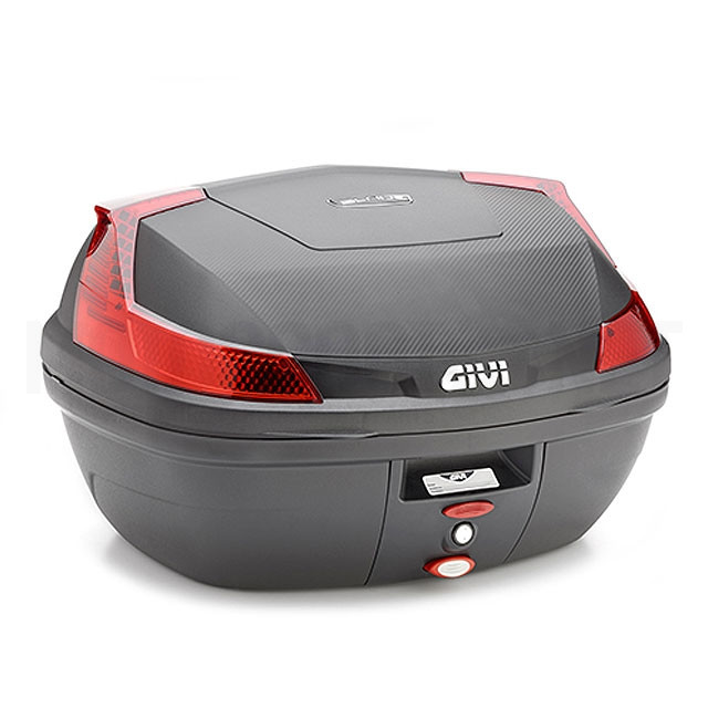 Top case Monolock B4700 Blade red catadriptics 47 Litres Givi