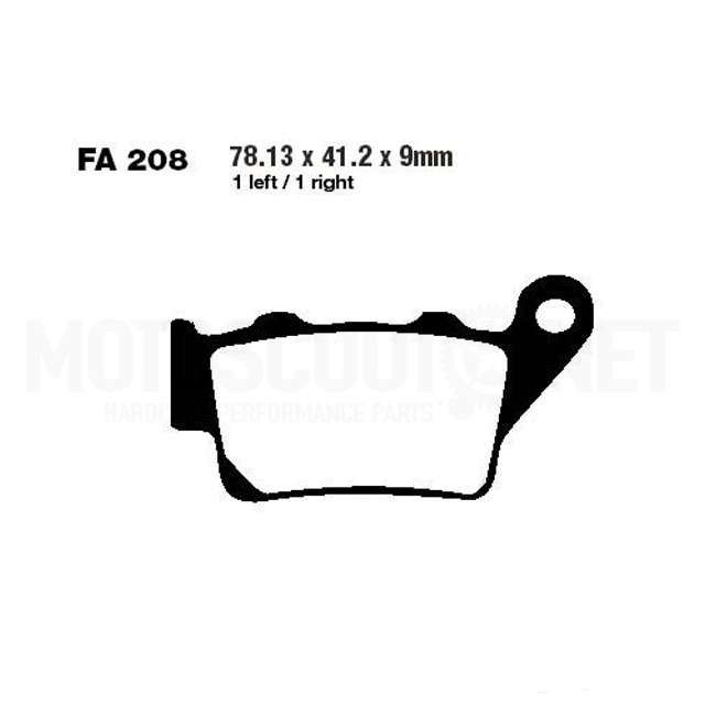 Husqvarna CR 125/250 95-01 EBC Brake Pads