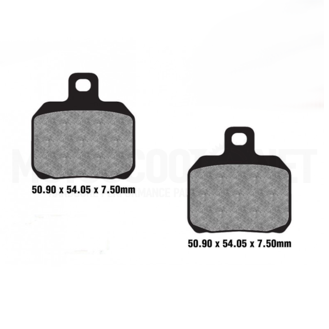 Brake Pads Derbi GPR / Senda PRO 50 EBC HH - sintered