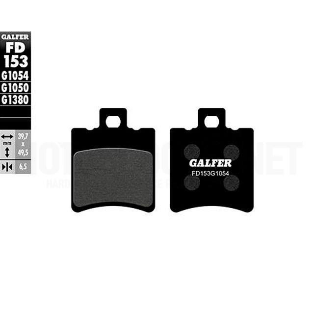 Brake pads Aprilia RS 250 >1995 Galfer - semi-metal