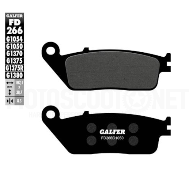 Brake pads Honda CB 350 RS >2021 Galfer