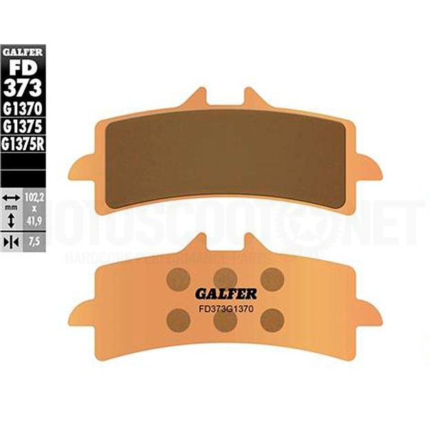 Brake pads Aprilia RSV4 1000 09-14 Galfer