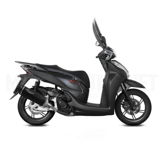 JC6461ESTSPORTCC Escape Honda SH 300 05-20 JCosta homologado - Aluminio negro