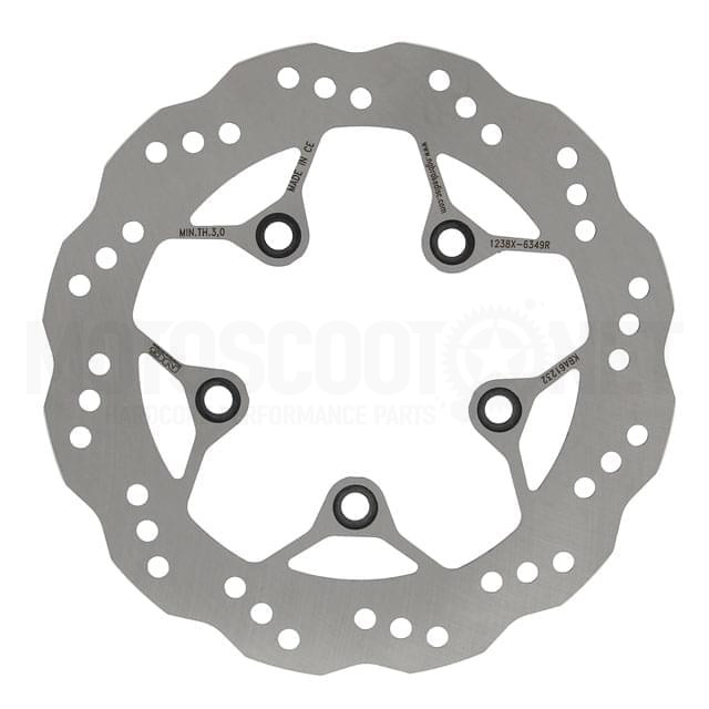 Kymco Agility City 125/200 NG Brake Disc, rear brake disc, wave type