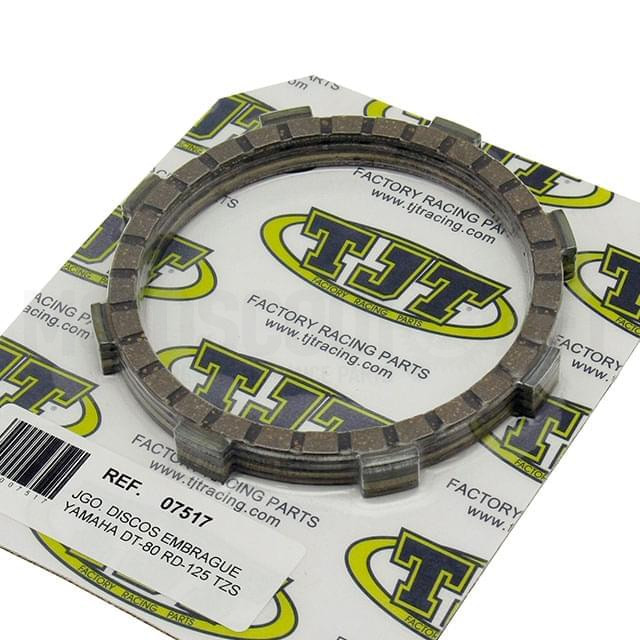 Clutch discs Yamaha 80 DT TJT Racing Kevlar