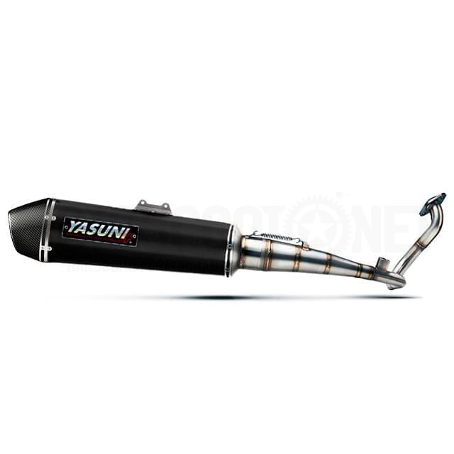 Yasuni 4T V2 Honda SH 125/150cc V2 (CE) exhaust - black-carbon