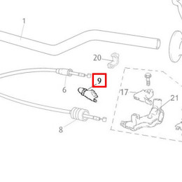 Clutch lever protector Rieju MRT 50-125 / Tango 125-250