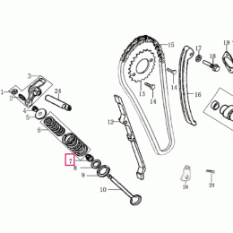 Valve stem seal Rieju Marathon / Tango 125