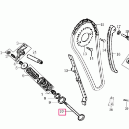 Exhaust valve Rieju Marathon / Tango 125