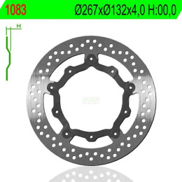 Front brake disc Yamaha T-Max 530 / X-Max 125/250/400 NG Brake Disc