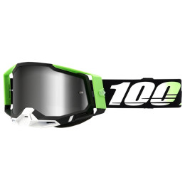 100% Racecraft 2 Kalkuta Offroad Goggles - silver mirrored glass