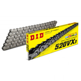 Drive chain X-Ring pitch 520 VX3 102 links D.I.D