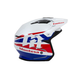Hebo Zone 5 Montesa Classic trials helmet - white