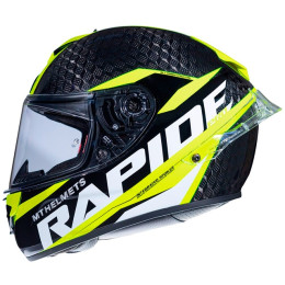 MT Helmets FF104PRO Rapide Pro Carbon C3 Helmet - bright fluorescent yellow