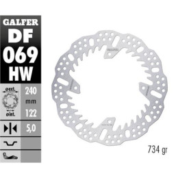 Rear brake disc Honda CR 02-07 / CRF 04-21 Galfer