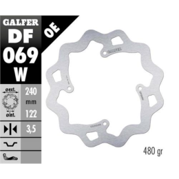 Rear brake disc Wave Honda CR 02-07 / CRF 04-21 Galfer