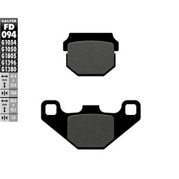 Brake pads Kawasaki KX 80/100 Galfer