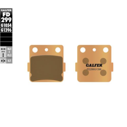 Rear brake pads Yamaha YZ 60/80/85 Galfer - sintered offroad