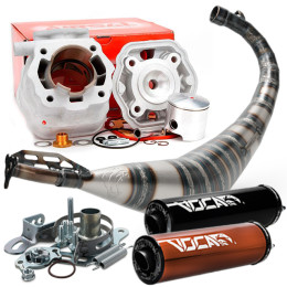 Exhaust kit VOCA Rookie and cylinder Airsal Alu-Sport Derbi euro 2