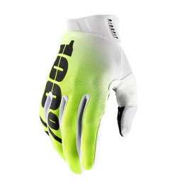 100% Ridefit Korp Motocross Gloves - yellow