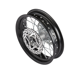 Full aluminium rear wheel 3x14" Pitbike YCF Bigy SM