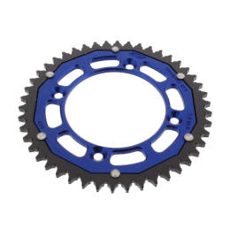 Yamaha YZ 65 18-22 Z-46 pitch 420 ZF dual sprocket set - blue