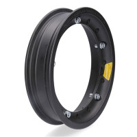 Vespa 2.10 black tubeless rim Ø10" Pinasco