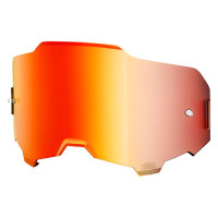 100% Armega Offroad glasses - mirror red