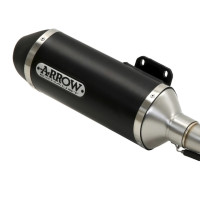 Exhaust silencer Arrow Urban Yamana N-Max 125/155 17-20 - black