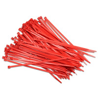 Plastic cable tie 4.8X200mm 100U AllPro - red