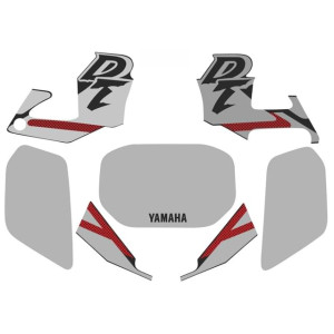 Kit pegatinas Yamaha DT 125 R rojo burdeos