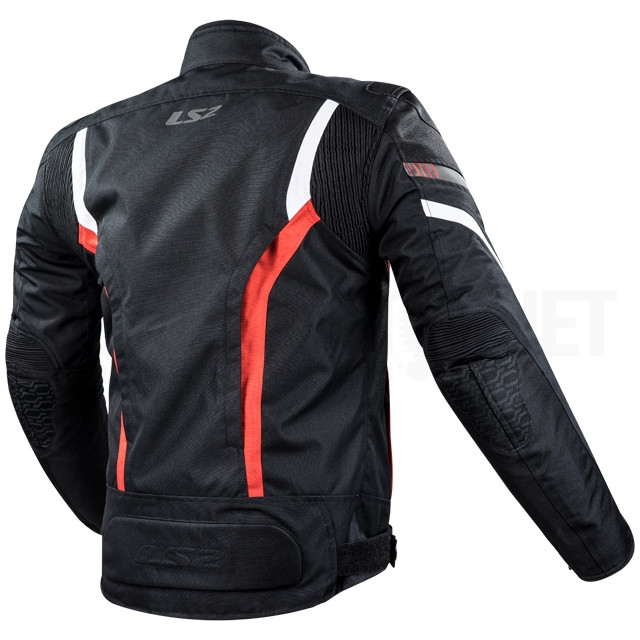 Chaqueta invierno LS2 Gate hombre negro/rojo ref: A-64050F0132